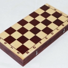 Шахматы обиходные парафинированные с темной доской (290 х 145 х 38)